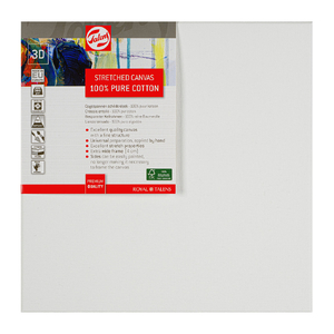 Talens Stretched Canvas Cotton 3D 30 x 30 cm