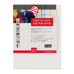 Talens Stretched Canvas Cotton 18 x 24 cm