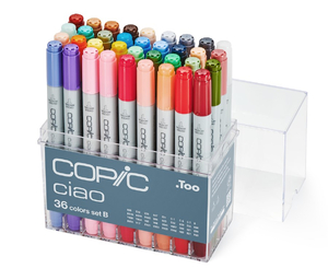 COPIC Ciao Markery Zestaw B 36 szt 
