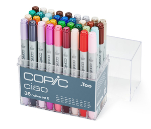 COPIC Ciao Markery Zestaw E 36 szt  