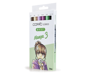 COPIC Ciao Markery Zestaw 5+1 Manga 3  