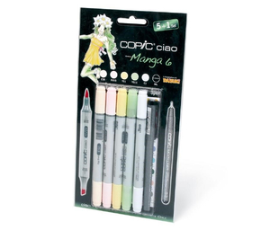 COPIC Ciao Markery Zestaw 5+1 Manga 6