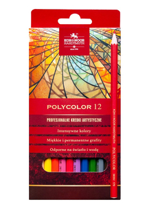 Kredki ołówkowe Polycolor 12 kolorów Koh-I-Noor