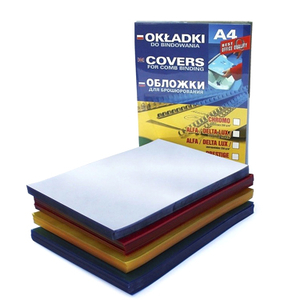 Folia Prestige do bindowania A4 200mic czer 25 szt