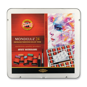 Koh-I-Noor Mondeluz Farby akwarel 24kol Metal