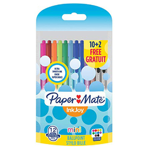 Długopisy Ink Joy mini 100RT 10 szt +2 gratis