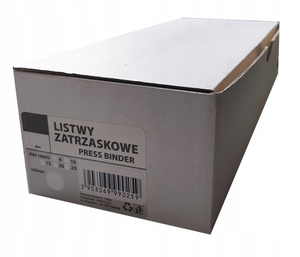 Listwy zatrzaskowe Argo Greenbinder 15 mm czarne 5
