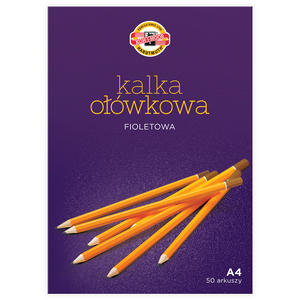 Koh-I-Noor Kalka Ołówkowa A4 Fioletowa 50ark