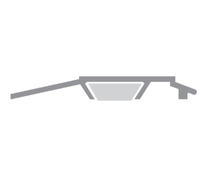 Leniar Linijka Biurowa 50cm Metal