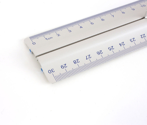 Leniar Linijka 2-skale z uchwytem 30cm metal