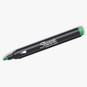Marker akrylowy Sharpie jasnozielony