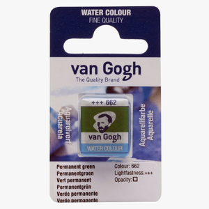 Talens Van Gogh Aquarel Farba kostka 662 Per Green