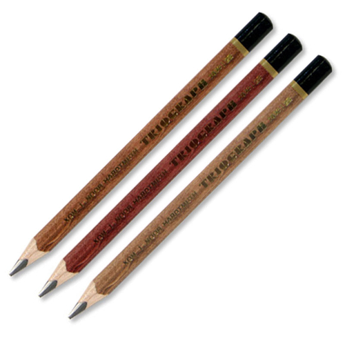 Koh-I-Noor Ołówki Grafit Triograph 10,5 2B/4B/6B n-91774