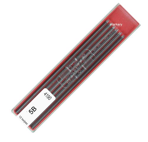 Koh-I-Noor Wkład Grafit Techniczny 2.0mm 5B 12szt-88687