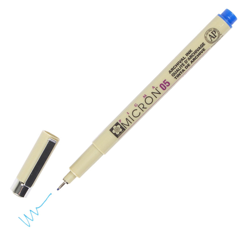 Sakura Pigma 05 Micron Cienkopis 36 Blue 0,45mm-65964