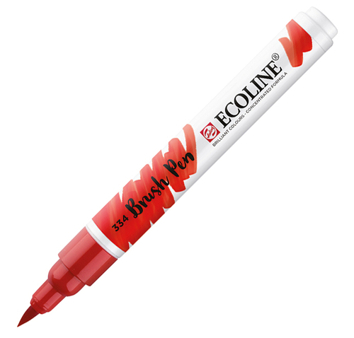Talens Ecoline Brush Pen Marker 334 Scarlet-68662