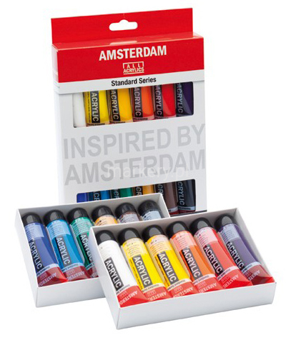 Talens Amsterdam Standard Farby akrylowe 12x20ml-67405