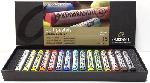 Talens Rembrandt Pastel Soft Pastele suche 15 kol-68241