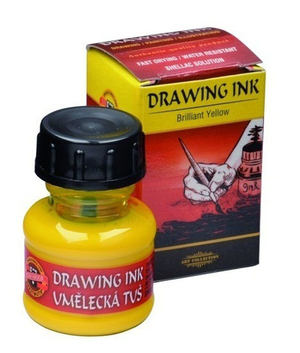 Koh-I-Noor Art Tusz Kreślarski 2200 Żólty Brylant-91031