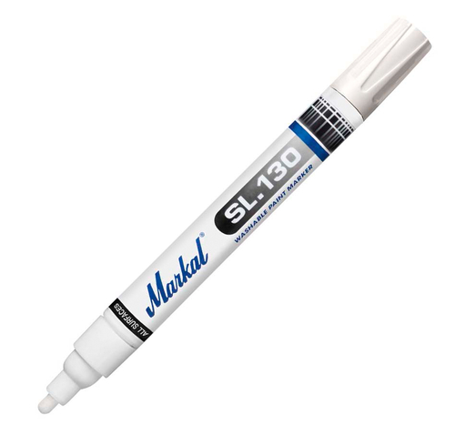Markal SL.130 marker zmywalny wodą biały-116388