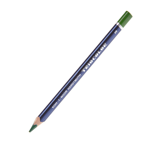 Koh-I-Noor Triocolor Kredki Trójkątne 25 Zielony T-96000