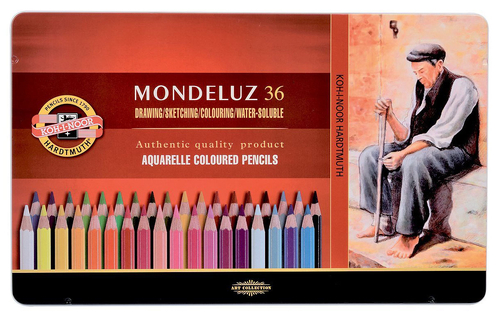 Koh-I-Noor Mondeluz Deluxe Kredki 36kol metal-88346