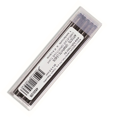 Wkład 2B 3,8mm grafitowy artystyczny komplet 6 szt-115640
