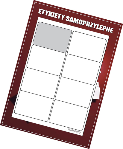 Etykiety samoprzylepne białe 99,1x67,7/8sz ZAO 100-33989