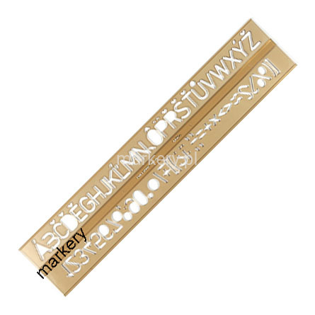 Koh-I-Noor Szablon Logarex Cyfrowo-Literowy 20mm-138710
