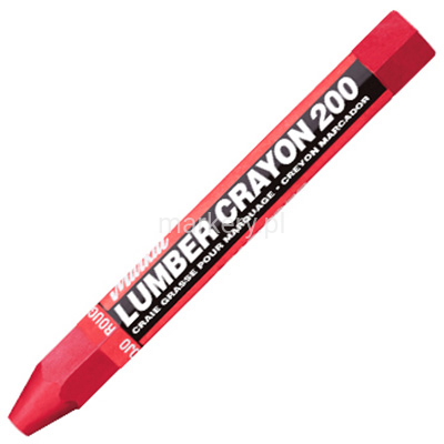 Markal Lumber Crayon 200 czerwony 127x13mm-117792