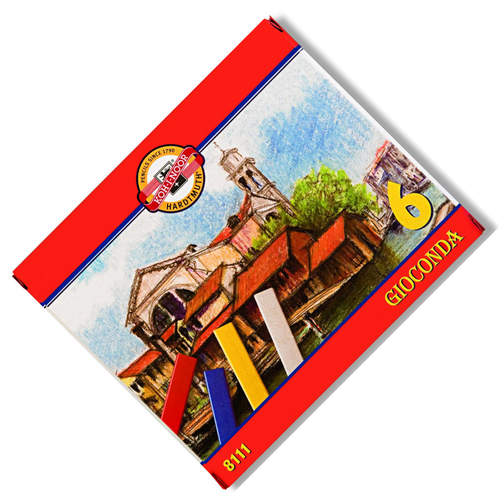 Pastele Twarde Gioconda 6 kol w sztyfcie-88444