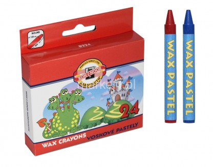 Koh-I-Noor Wax Crayons Kredki Woskowe 24 kol-90980