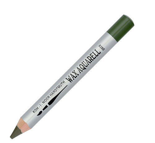 Koh-I-Noor Wax Aquarell Kredka 27 Green Dark Olive-93524