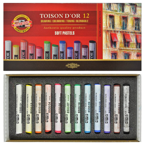 Koh-I-Noor ToisonDor Soft Pastele 12 kol-138751