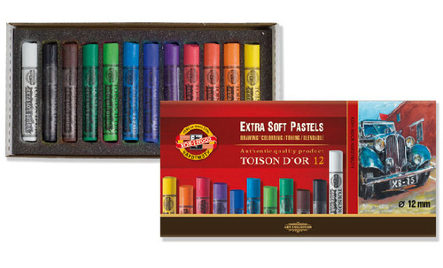 Koh-I-Noor ToisonDor Extra Pastele suche 12 kol-130625