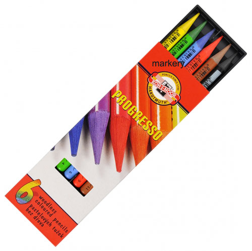 Koh-I-Noor Progresso Kredki 6 kol-88275