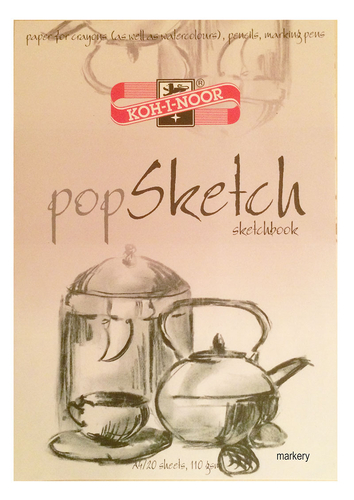 Koh-I-Noor Blok Szkicowy PopSketch A4 110g 20ark-138146