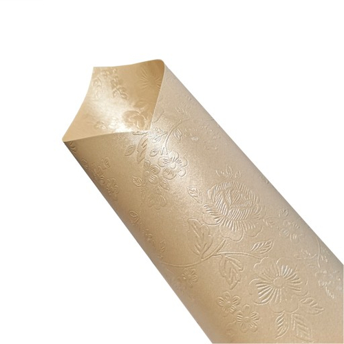 Papier ozdobny A4 Floral kremowy 220 g/m2 20 arku-139271