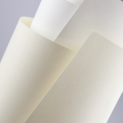 Papier ozdobny A4 Płótno kremowy 120g 50 szt -47034