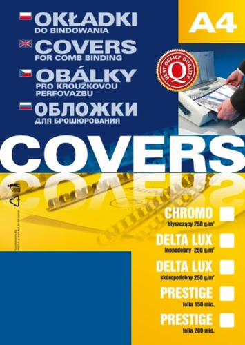 Okładki granatowe do bindowania Argo A4 100 sztuk-139279