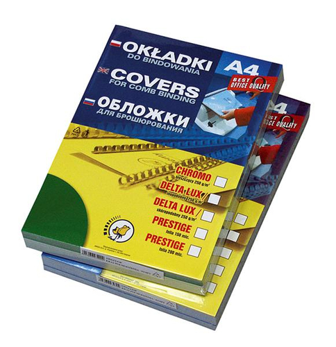 Folia Prestige do bindowania A4 200mic bezb 100szt-46837