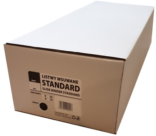 Listwy wsuwane Argo 419063 6 mm niebieskie 50 sztu-139260