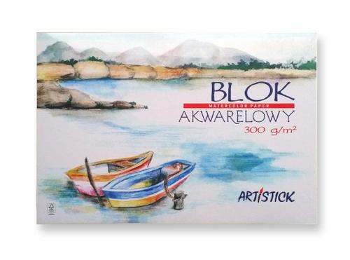 Blok do akwareli Artistick A4 300 g 12 ark-140910