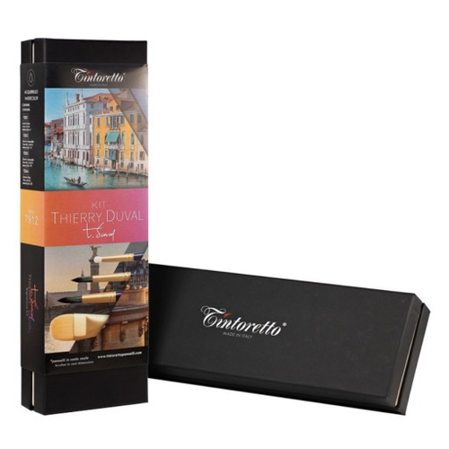 Profesjonalne pędzle do akwareli 4 szt Tintoretto-140882