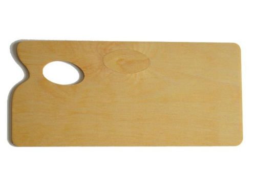 Paletka prostokątna olejowana 28,5 x 13,5 cm-140939