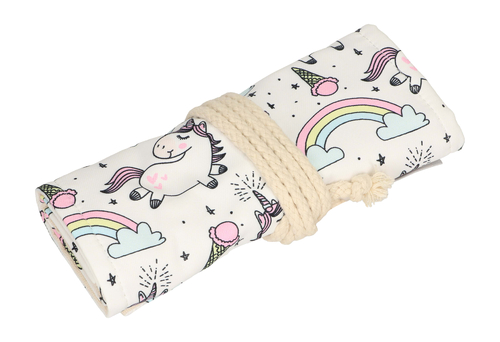 Piórnik zwijany Unicorn na przybory szkolne 36 kre-140486