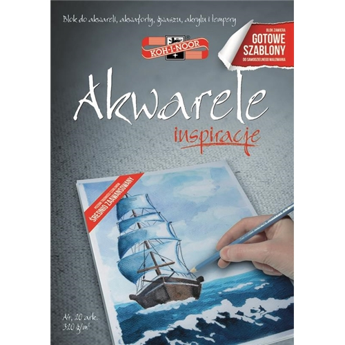 Koh-I-Noor Akwarele Blok inspiracje2 A4, 20a 320g-139075