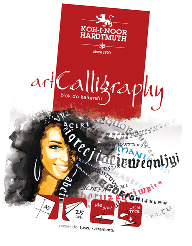 blok do kaligrafii Art calligraphyA5 25 k 140 g-130526