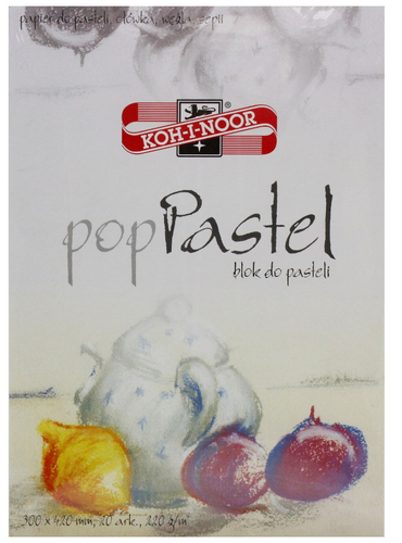 Koh-I-Noor PopPastel Blok Pastel 300x420 220g Biał-115376