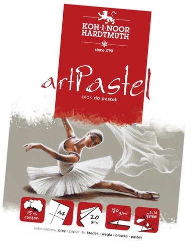 blok do pasteli Art pastel grayA4 20 k 180 g-138655